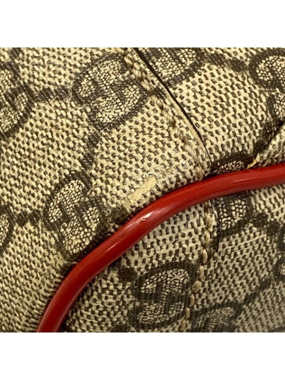 Gucci Backpack Courier Beige Red Multi Snake Heart Limited Edition Leather - Picture 6 of 15